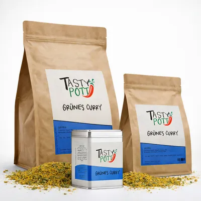 Produktbild von Tasty Pott Grünes Curry - im Beutel - 200g