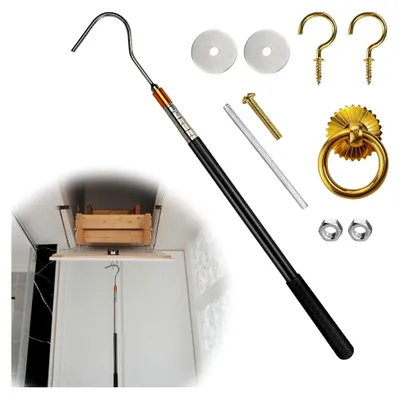 Produktbild von Dachbodenleiterstangen-Set mit Haken
