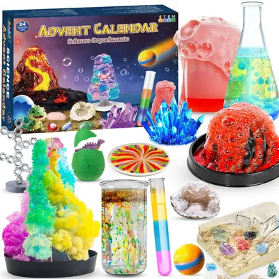 Obrázek produktu pro Adventní Kalendář Experimenty 2026 pro Děti 24 Dní STEM Box Adventní kalendář 2026