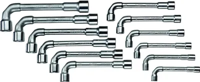 Produktbild von GEDORE 25 PK-012 Doppelsteckschlüssel-Satz 12-teilig 8-19 mm, 1527312