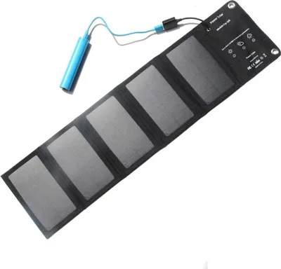 Obrázok produktu pre Prenosný skladacie vonkajšie 10W solárny panel nabíjačka batérie pre telefón