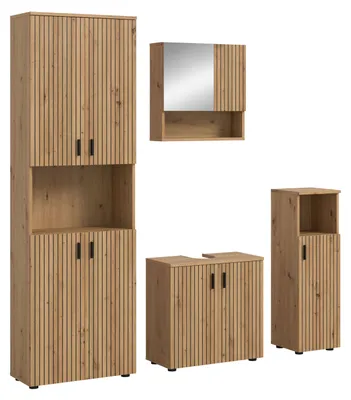 Produktbild von Badkombination Mone | 4-teilig | Artisan Oak