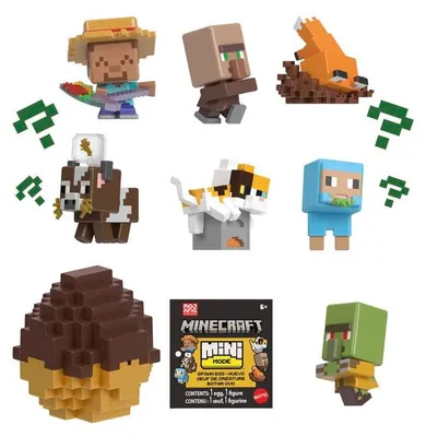 Image de Minifigure Minecraft à partir d'un œuf