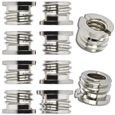 Produktbild von 10x Minadax Stativ Gewindeadapter 3/8 auf 1/4 Zoll (10er Set)
