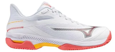 Produktbild von Mizuno Tennisschuh Padelschuh Wave Exceed Court CC Damen Weiß Orange
