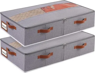 Image de Ensemble de rangement à placer sous le lit