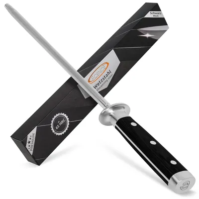 Produktbild von ECENCE Premium Wetzstahl 39cm - Profi-Messerschärfer aus gehärtetem Edelstahl (65 HRC), mit edlem