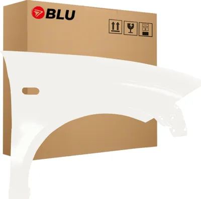 Immagine prodotto di BLU Parafango compatibile con Seat Altea 5P1/5P5 LB9A Destra Weiß CandyWeiss | 2004-2015 | Anteriore | Verniciato | Pronto per il montaggio | Acciaio