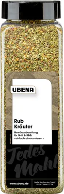 Obrázek produktu pro Přípravek na potírání bylinek Ubena vybraná směs koření 400g