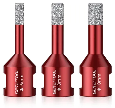 Produktbild von 3 Diamantbohrköpfe für Winkelschleifer