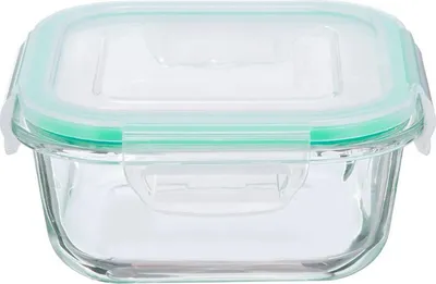 Image de Boîte à lunch Castey C-CBO520 Transparente Verre borosilicaté Rectangulaire 520 ml