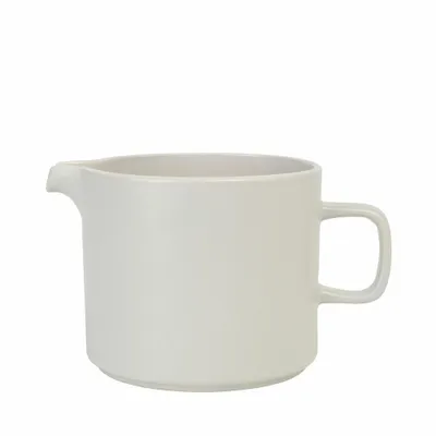 Produktbild von blomus Pilar Kanne, Moonbeam, Keramik, H 12.5 cm, T 20 cm, Ø 14 cm, V 1.0 l, 63804