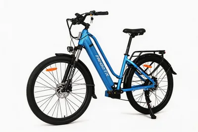 Produktbild von Elektrofahrrad 27,5'' E Mountain Bike City Ebike 48V/19,2Ah 9 Gänge Hinterradmotor ATB E-Bike, 9-Gang Shimano Pedelec Citybike E-Hollandräder Blau
