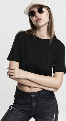 Obrázek produktu pro Urban Classics Dámský crop top Osnee černá M