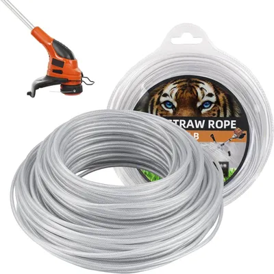 Productafbeelding van Staaldraad maaidraad - Trimmerdraad nylon - Gazononderhoud - Duurzaam staalkern - 3 mm x 41 m - Niet gespecificeerd