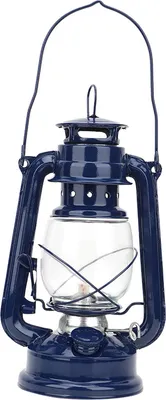 Produktbild von Vintage-Petroleumlampe Eisenlaterne Öllampe Party Pub Dekoration Geschenk (blau)