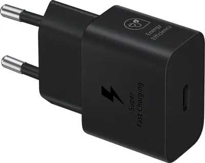 Produktbild von Samsung Galaxy Power Adapter USB Type C 25W 1m Black Blister