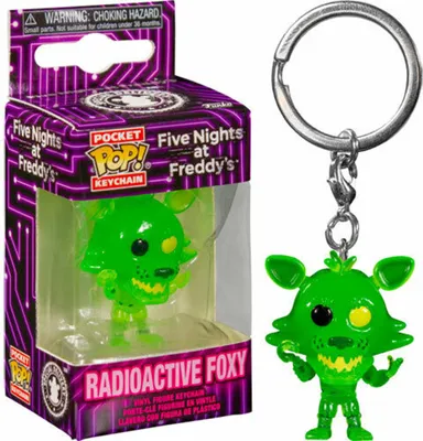 Productafbeelding van Five Nights at Freddy's - Radioactive Foxy - Sleutelhanger Funko Pocket POP!
