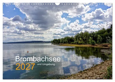 Immagine prodotto di Il lago Brombach e dintorni (calendario da parete 2027, formato DIN A3 orizzontale), calendario mensile CALVENDO
