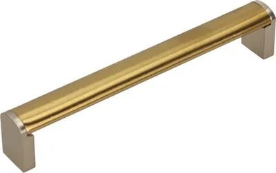 Obrázok produktu pre Zábradlie RE21, brúsené zlato, brúsený nikel, 160 mm