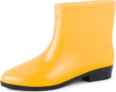 Produktbild von Ladeheid Damen Kurze Gummistiefel LAZT201801 (Gelb, 37 EU)