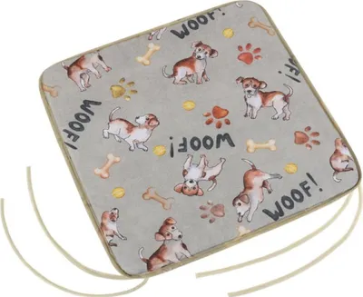 Obrázok produktu pre Hladký sedací vankúš EMA - 40x40 cm - sivý,béžový