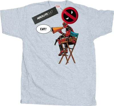 Produktbild von Marvel - "Director's Chair" T-Shirt für Herren BI49384 (S) (Grau)