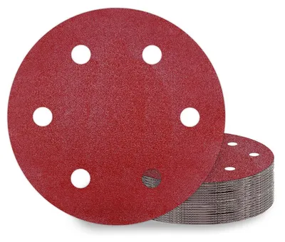 Productafbeelding van Schuurpapier Klett 225mm P80 met 6 gaten, 25 stuks, voor drogebouwschuurmachines