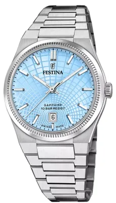 Produktbild von Festina Herren Armbanduhr "Swiss Made" Rivé F20051/3 Edelstahl