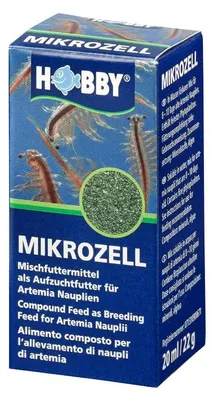 Produktbild von HOBBY Aquaristik Mikrozell, Zierfisch, Trockenfischfutter, Mix, Deutschland, 0,02 l, Box