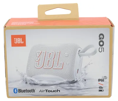 Obrázek produktu pro JBL GO 5, 4,8 W, Bezdrátový, Přenosný mono reproduktor, Bílá, Tablet / chytrý telefon, Zabudovaná baterie