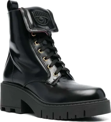 Produktbild von Chiara Ferragni Damen Stiefeletten CF3042 001 Farbe: Schwarz Größe: 39