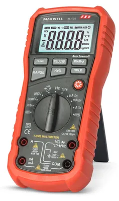 Produktbild von Digitalmultimeter - Automatische Bereichswahl - Temperaturmessung - NCV - 1000 V - 10 A - Hintergrundbeleuchtung [25313]