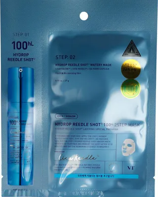 Image de VT Cosmetics Hydrop Reedle Shot 100hl 2 Step Hydrogel Mask 28,5 g