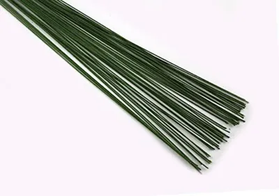Blumendraht grün, Stärke 22, 50 Stück, 36 cm