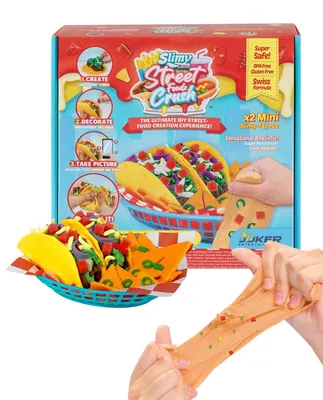 Produktbild von Street Foodz Crush Slime und Knete Kreativ-Set Backspiel zum selber Mischen Formen und Dekorieren kreatives Gestalten für Kinder Mini Tacooz