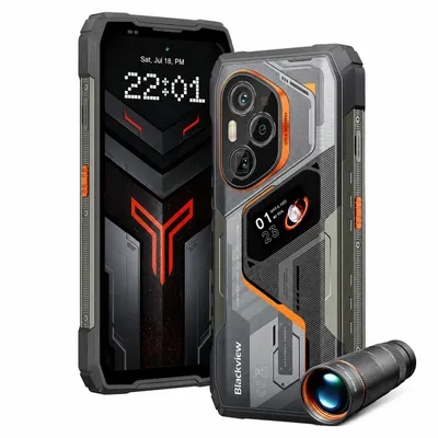 Produktbild von 2026 Blackview XPLORE 6 6,73" 5G outdoor handy, 72GB+1TB, 1440*3200 , 1,47" AMOLED Rückseitendisplay, 12000 mAh, MediaTek Dimensity 9400+, NFC
