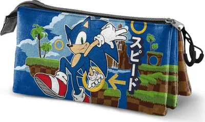 Produktbild von Sonic the Hedgehog Greenhill Dreifach-Federtasche
