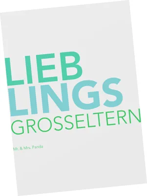Produktbild von Mr. & Mrs. Panda Postkarte Grosseltern - Weiß - Geschenk, Ansichtskarten, Geschenkidee, Ansichtskarte, bildkarte, Spruch, Grußkarte, Postkarten
