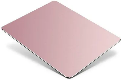 Zdjęcie produktu dla Podkładka pod mysz z aluminium do gier, różowa, 23 x 18 cm