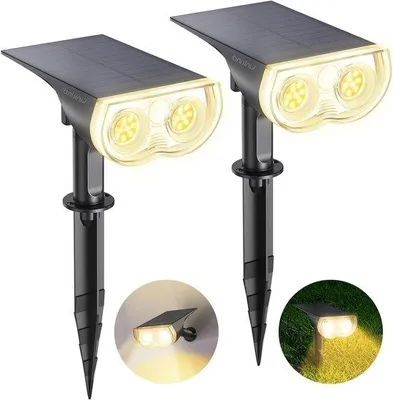 Immagine prodotto di Lampade solari impermeabili 650 lm, luce bianca calda, IP67