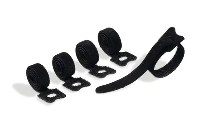 Obrázok produktu pre Durable Cavoline Grip Tie, Káblová príchytka so suchým zipsom, Čierna, 200 mm, 10 mm, 5 kusov