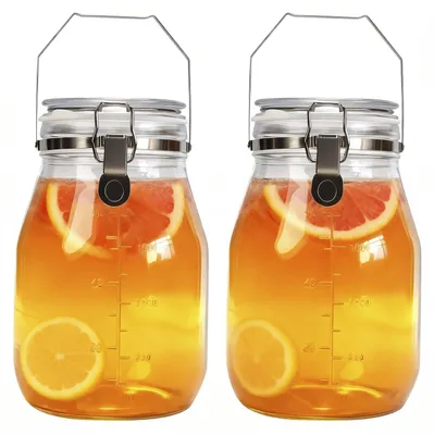 Obrázok produktu pre Omgoods – Súprava dvoch vzduchotesných nádob na skladovanie s uzáverom na zatváranie