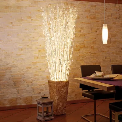 Produktbild von LED Deko Lichterzweige Weide Loft Design 768 LED warmweiß 200 cm Beleuchtung
