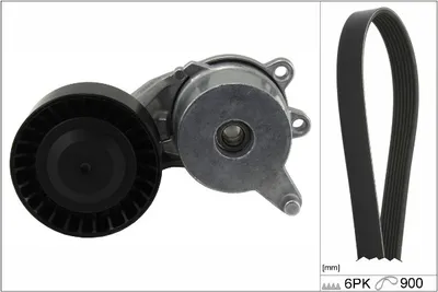 Produktbild von INA 529 0268 10 Keilrippenriemensatz für TOYOTA Yaris Schrägheck (P9)