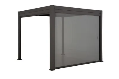 Produktbild von Rollo 3 m anthrazit zur Lamellenpergola DELUXE