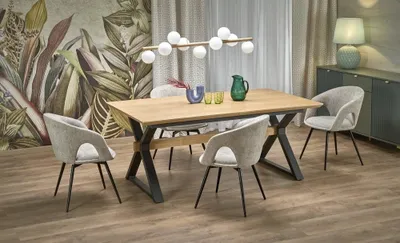 Image de Table extensible HENRY naturel / noir