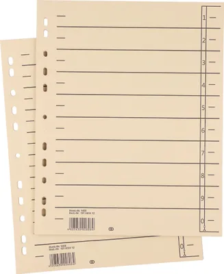 Produktbild von Soennecken Trennblatt oeco 1453 A4 200g Karton ch 100St.