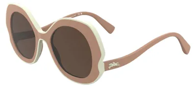 Produktbild von Longchamp LO780S NUDE/BROWN 52/21/145 Damenbrillen Sonnenbrillen