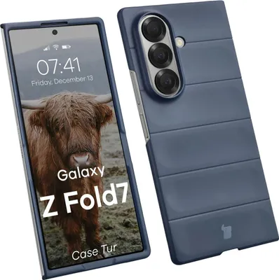 Produktbild von Robuste Handyhülle für Galaxy Z Fold7, Bizon Case Tur, Dunkelblau